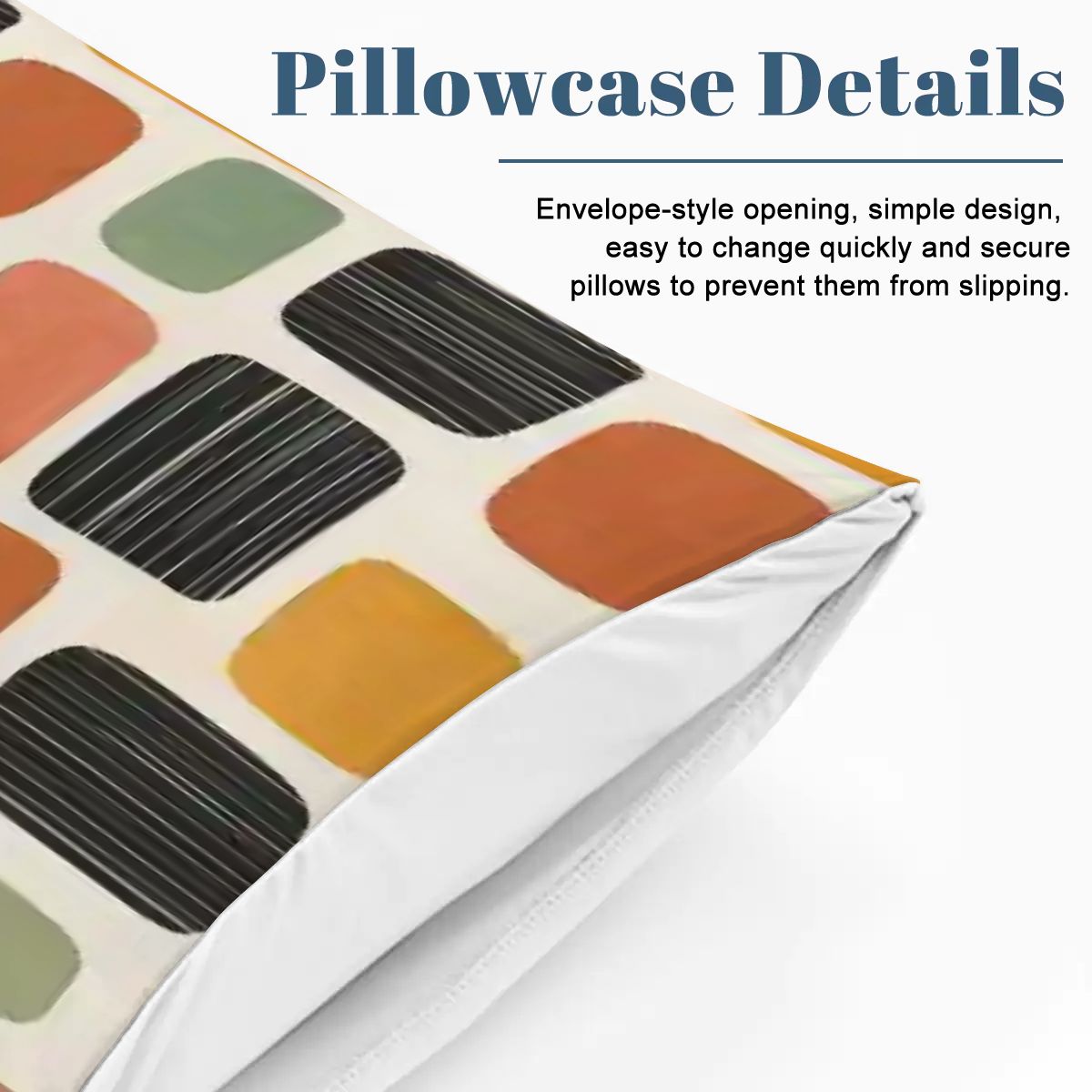 Retro Mosaic Mid-Century Modern Duvet Cover Set
