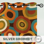 Mid-Century Modern Atomic Orbit Blackout Curtains