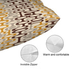 Retro Ripple Lumbar Pillow Cover
