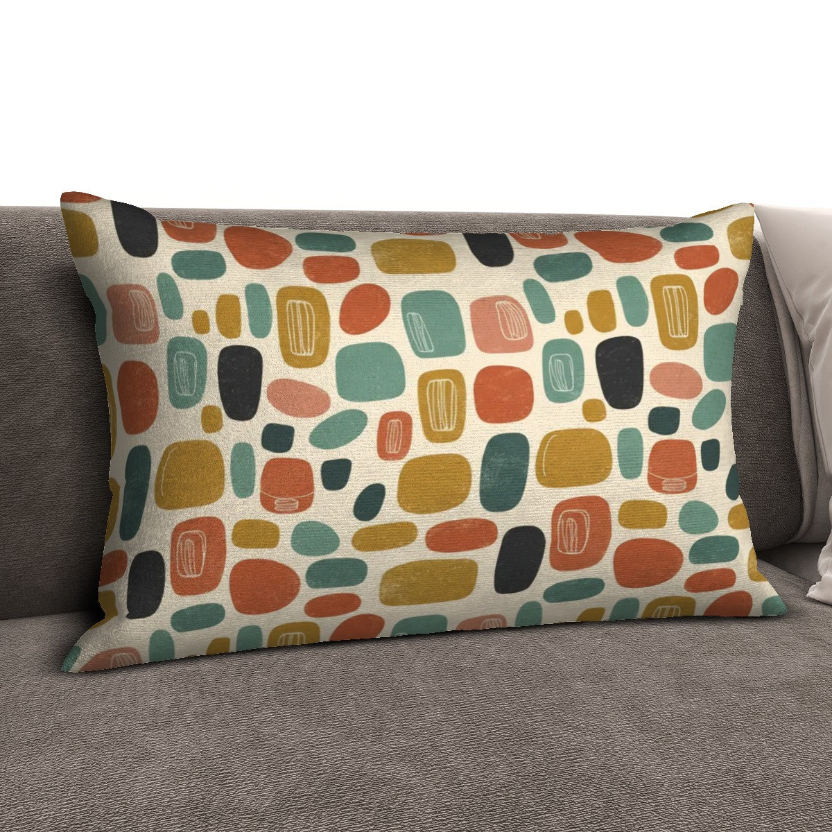 Mod Pebble Mosaic Lumbar Pillow Cover