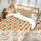 Mid-Century Modern Geometric Twin Comforter Set
