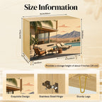 Palm Springs Mid-Century Modern Wooden Storage Cabinet