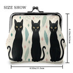 Atomic Cat Trio Kiss-Lock Coin Purse