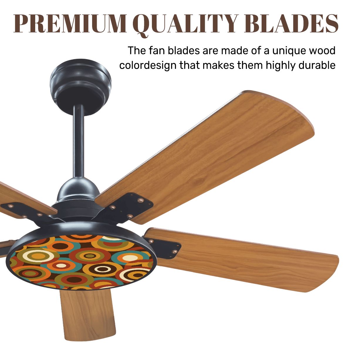 Retro Orbit 42-Inch Ceiling Fan with Light