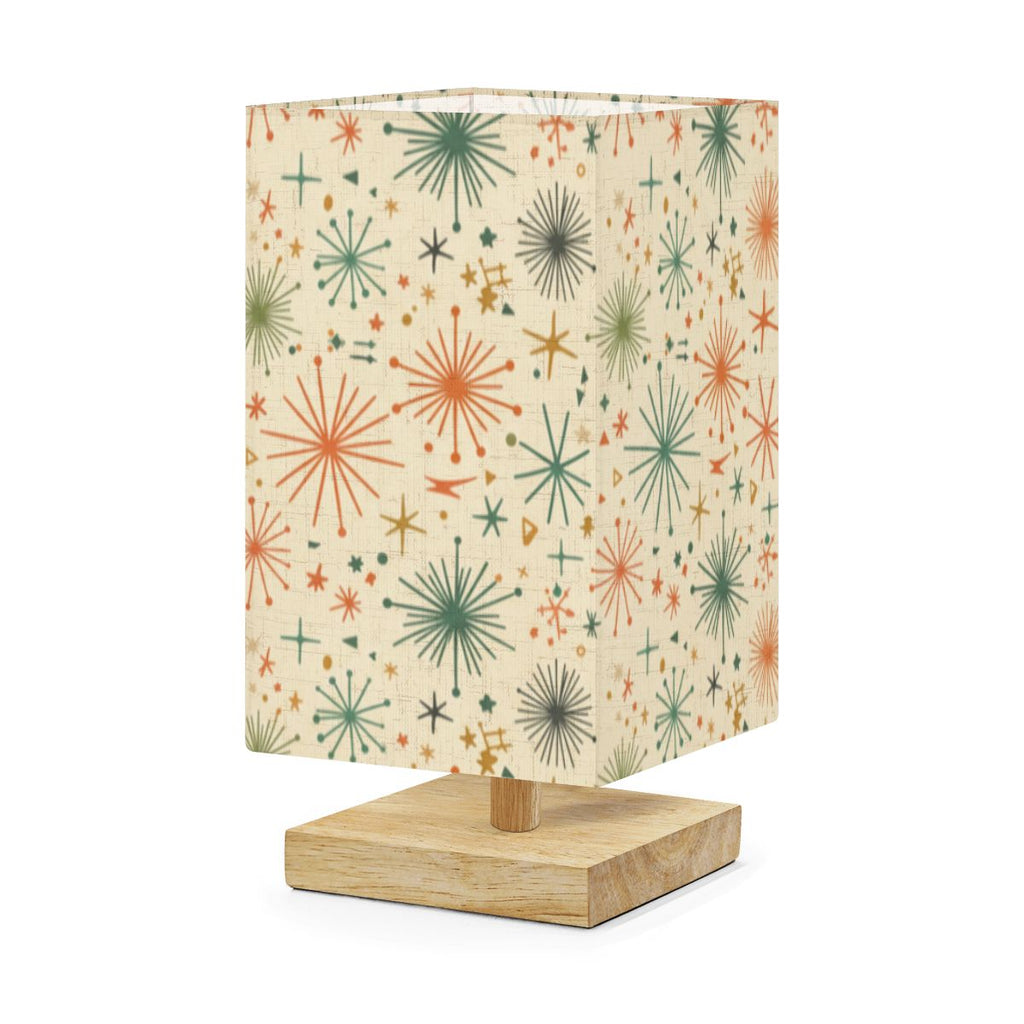Mid-Century Modern Starburst Color-Changing Table Lamp