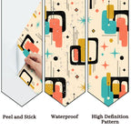 Mid-Century Modern Mod Geo Peel-and-Stick Wallpaper