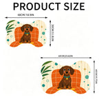 Atomic Dog Bone-Shaped Pet Feeding Mat