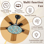 Aqua Atomic 42-Inch Ceiling Fan with Light