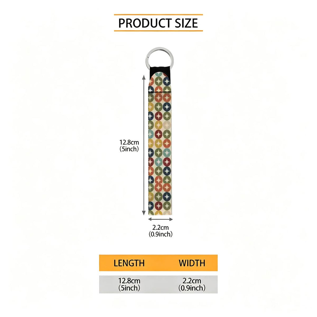 Atomic Starburst Wristlet Keychain