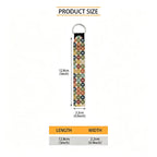 Atomic Starburst Wristlet Keychain
