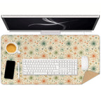 Mid-Century Modern Botanical Starburst Extended Mouse Pad