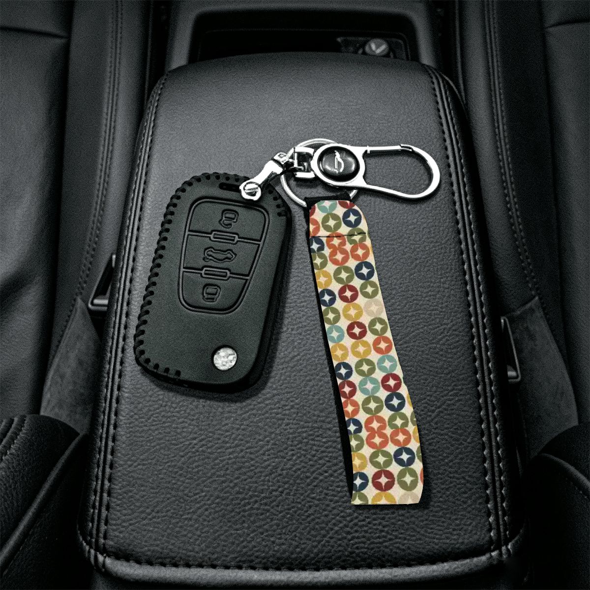 Atomic Starburst Wristlet Keychain