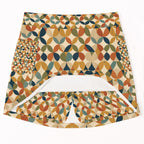 MCM-Era Geometric Print Tennis Skort