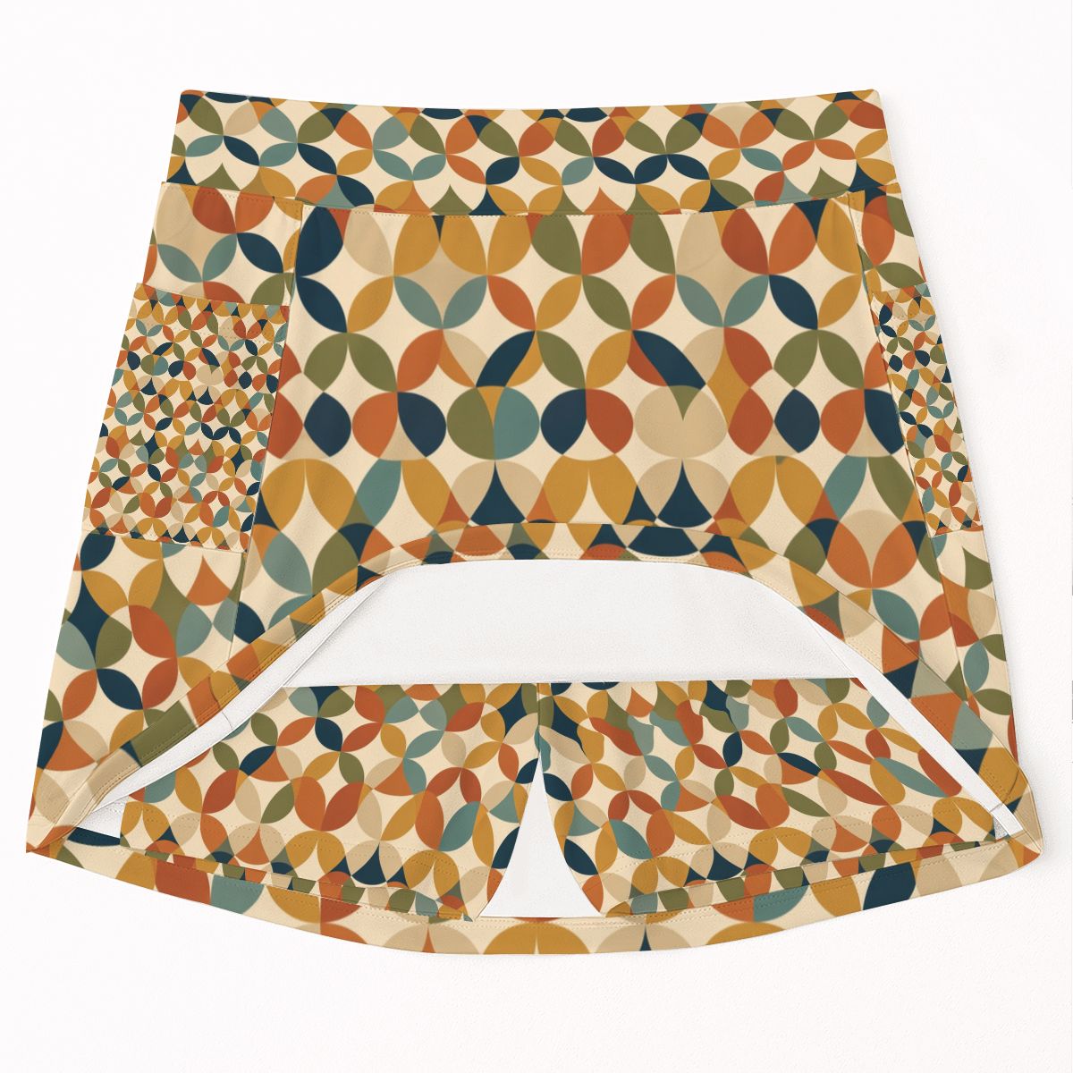 MCM-Era Geometric Print Tennis Skort