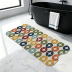 Atomic Starburst Extra-Long Bathtub Mat