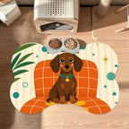 Atomic Dog Bone-Shaped Pet Feeding Mat