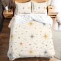 Atomic Starburst Mid-Century Modern Duvet Cover Set