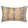 Retro Ripple Lumbar Pillow Cover