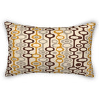 Retro Ripple Lumbar Pillow Cover