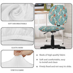 Mid-Century Modern Geometric Office Chair Cover