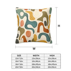 Mid-Century Modern Abstract Pillow Covers, Set of 2