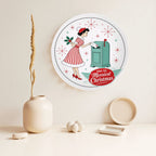 Mid-Century Modern Merriest Christmas Ceramic Decorative Plate