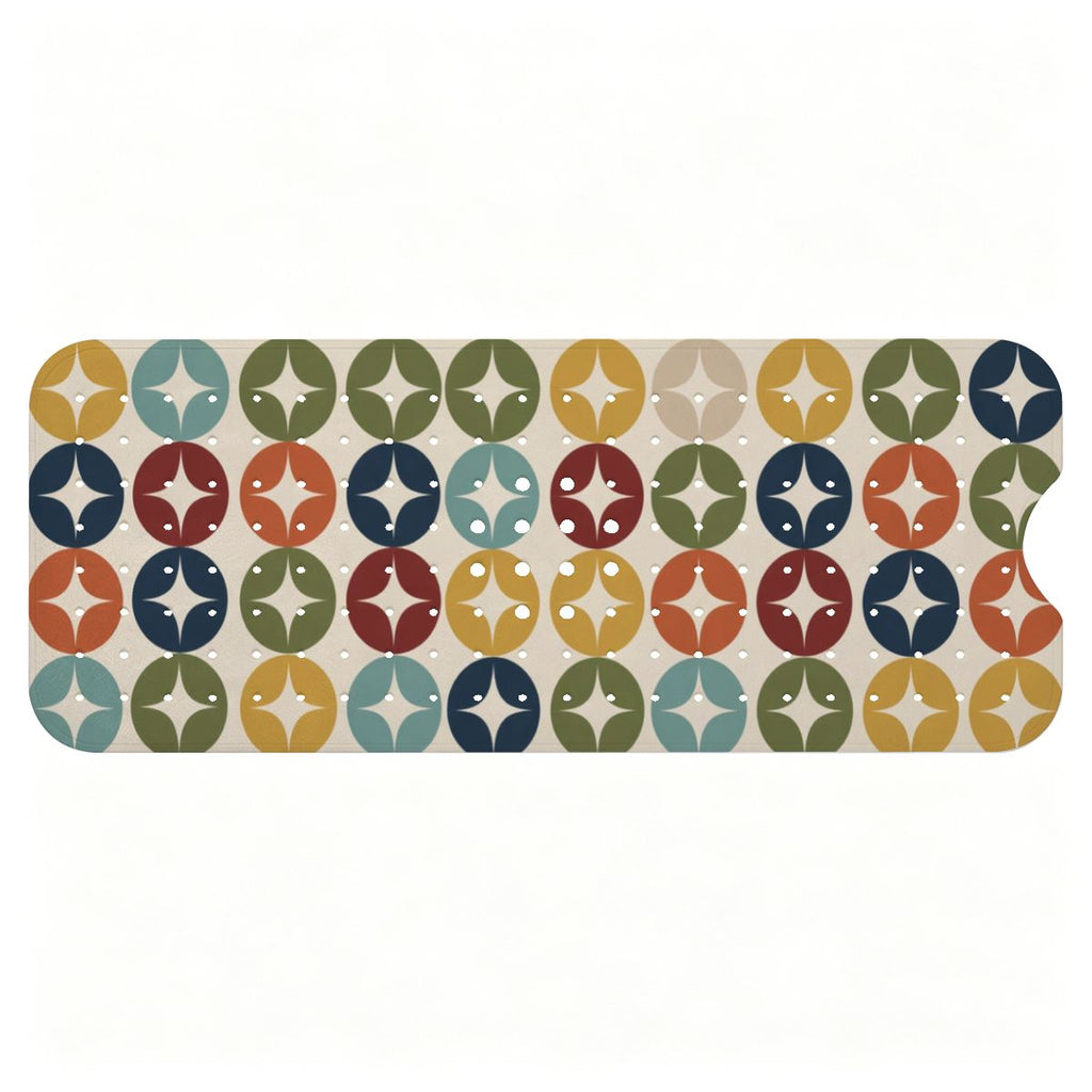 Atomic Starburst Extra-Long Bathtub Mat