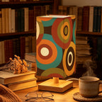 Mid-Century Modern Atomic Ring Color-Changing Table Lamp