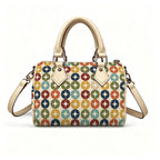 Atomic Starburst Convertible Barrel Handbag