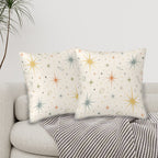 Mid-Century Modern Atomic Starburst Pillow Cover Set